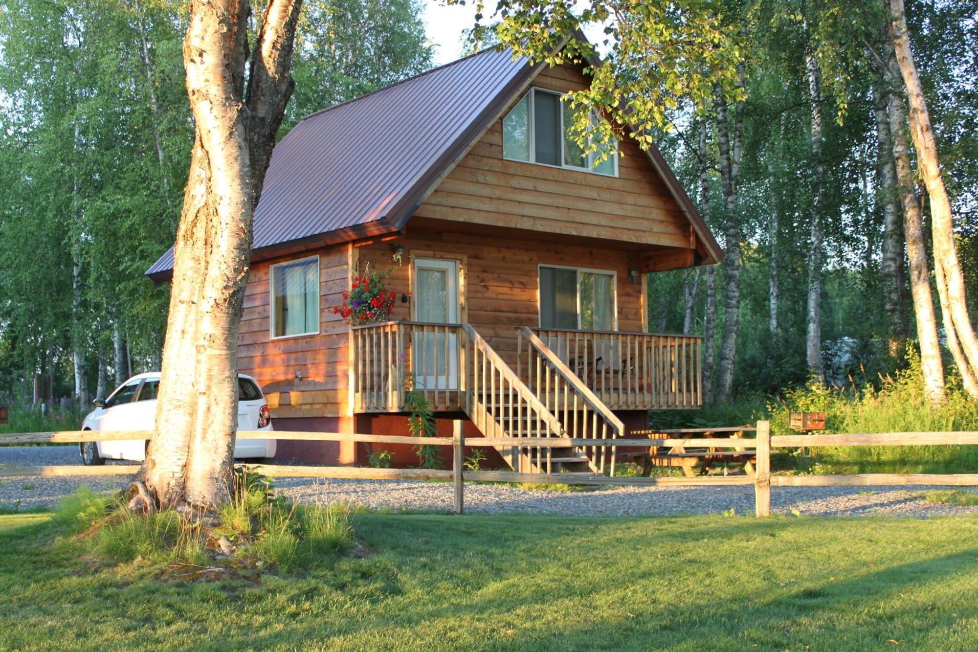 Susitna River Lodging, Riverside Cabins تالكيتنا المظهر الخارجي الصورة