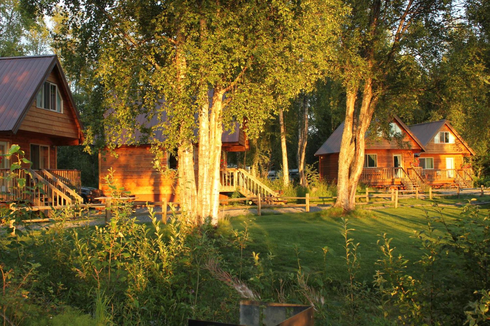 Susitna River Lodging, Riverside Cabins تالكيتنا المظهر الخارجي الصورة